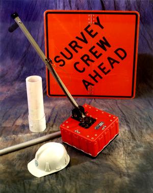 400 MHz Ground Penetrating Radar antenna. (Geophysical Survey Systems, Inc.)