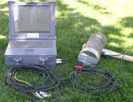 Ground Flow 1500 instrument. (Groundflow Ltd.)