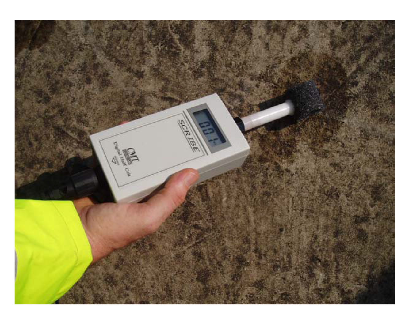 Half-cell instrument. (Hammond Concrete Testing)